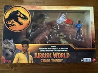 Jurassic World Chaos Theory Darius Adventure Pack Figure Mattel new