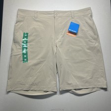 Columbia Men's Lightweight Tech Short Ancient Fossil 10  Inseam NWT Size 38