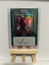 2024 Panini Prizm Draft Picks -Sensational Signatures Cameron Ward Green Variant