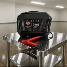 6/12V Battery Charger & 125A Engine Starter w/Alternator Test, Auto Repair & Bo