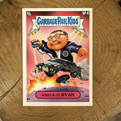 2023 Garbage Pail Kids Go On Vacation''WRECK-IT-RYAN'' SP-6 Rare Short Print fe9