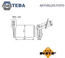 53402 WÄRMETAUSCHER INNENRAUMHEIZUNG NRF FÜR SEAT LEON,TOLEDO II