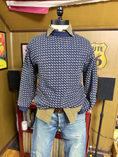1970s/80s L.L.Bean Men  s Knit Crewneck Pullover Wool Sweater Size Large