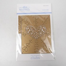 Spellbinders "A Lotta Heart" Die Set of the Month January 2022 Card Background