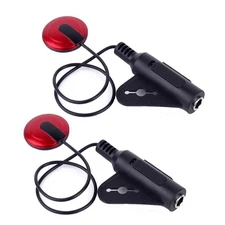 traderplus 2Pcs Piezo Contact Microphone Pickup for Guitar Violin Banjo Mando...