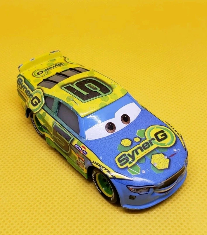 Disney/Pixar/Mattel/Cars Lane Locke #5 SynerG Racer 1:55 Raro Excelente Estado... Foto 2 de 4