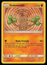 Sudowoodo 110/214 Uncommon Lost Thunder Pokemon Moderately Played