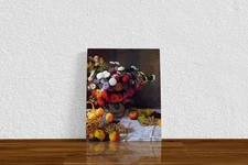Claude Monet "Flowers and Fruit" Canvas Print Wall Art Home Decor