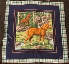 Quarter Horse Fabric 18 inch Panel