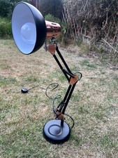 Desk Lamp black and rose gold, movable , working 