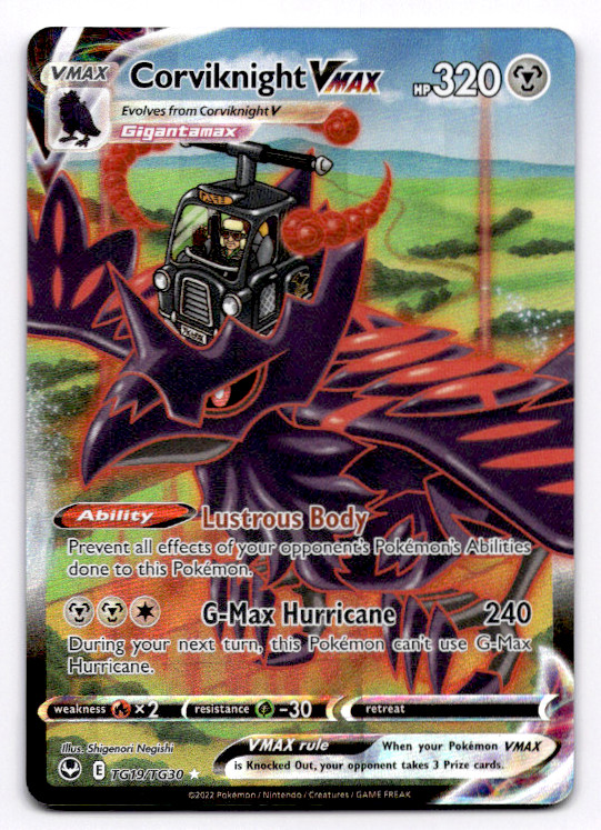 Corviknight VMAX SWSH12: Silver Tempest Trainer Gallery - Pokemon NM TG19/TG30