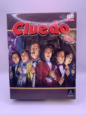 Cluedo PC CD-ROM Big Box 3 CDs Hasbro Interactive Deutsch