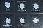 2021 Silver Morgan & Peace Dollar Set w/ Box & COA - 6 coins