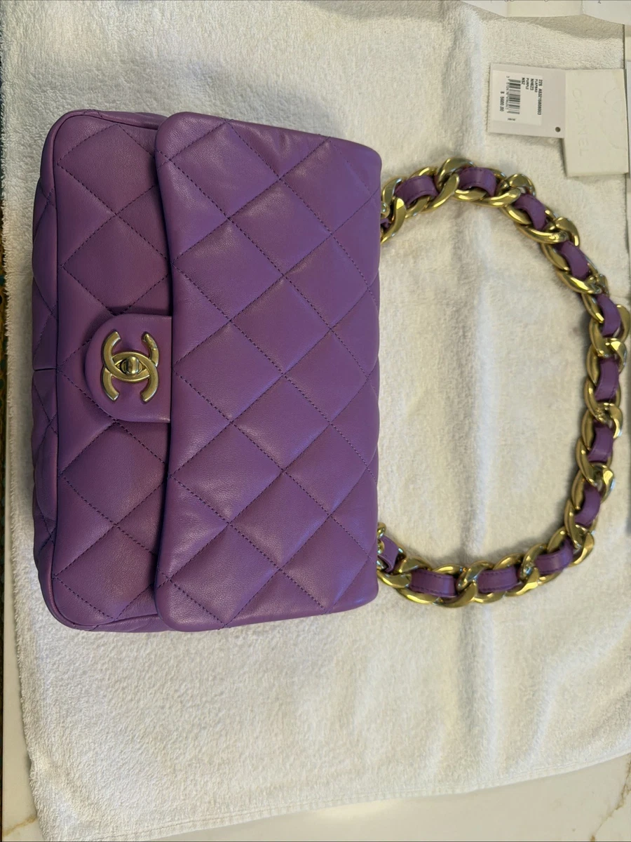 CHANEL Shoulder Bag Purple Bags & Handbags for Women for sale | eBay