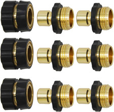 Garden Hose Connector, 9 Pieces Garden Hose Quick Connect Fittings