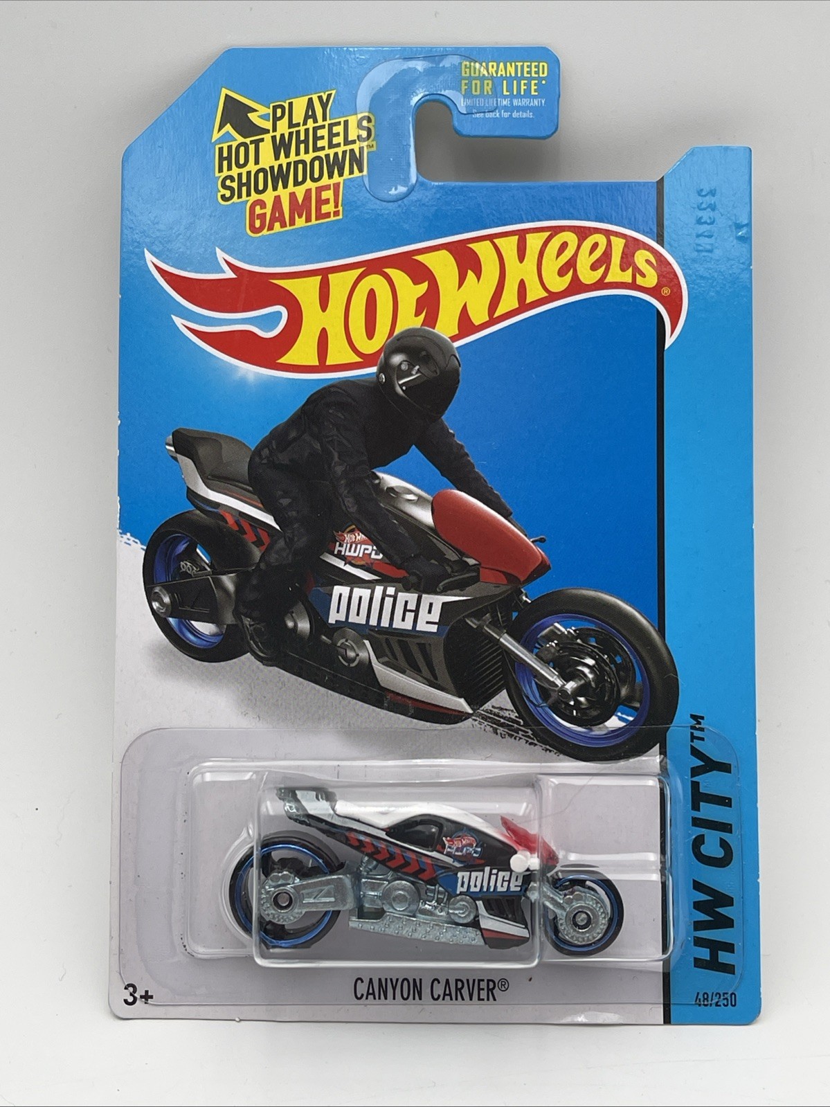 Hot Wheels 2015 Canyon Carver Motorcycle HW City 48/250 HW Rescue CFH68