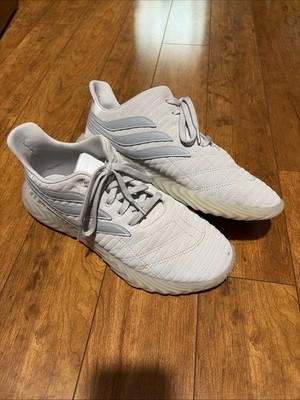 Adidas Sobakov Men's Shoes White/grey/reflective Leather Size 11