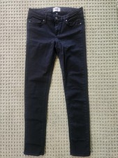 Paige Skyline Skinny Jeans Black Size 30, Made in USA