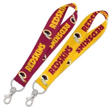 Washington Redskins Key Strap 1x6 Inches Free Shipping! Two Tone One (1) Strap