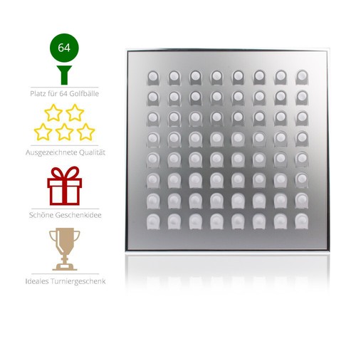 KNIX Premium caja de juego de pelota de golf / vitrina / escaparate / estantería de aluminio - Imagen 19 de 46