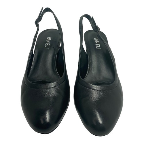 PB7 Vaneli Darby Black Nappa Heels Women's 8M - Picture 2 of 9