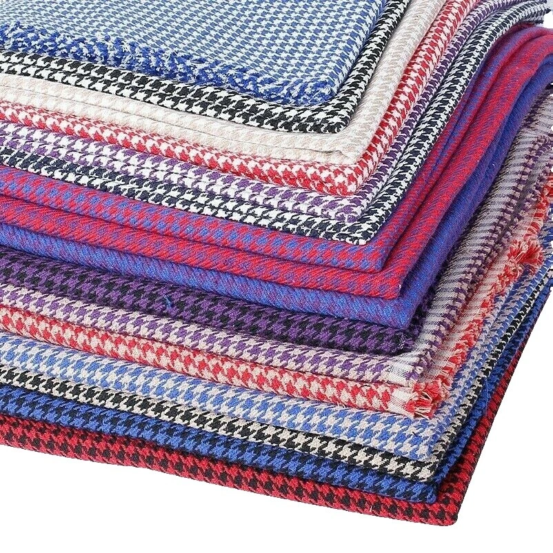 Linen Houndstooth Fabrics
