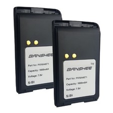2 pcs PMNN4071 PMNN4075AR Battery for Motorola Mag One A8 BPR40 Bearcom BC130