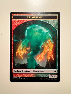 Magic MTG   Elemental Token (Elemental Token)   BFZ 11   T   ITA   MINT