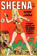 SHEENA Queen of the Jungle " Archival Canvas Print -  8x12 Canvas!