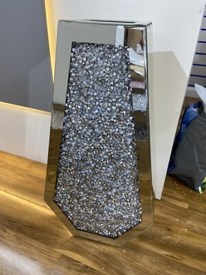 large crushed diamond vase