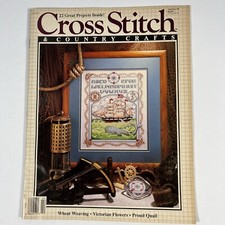 Better Homes and Gardens Cross Stitch Magazine Patterns Craft Needlework Jan 89