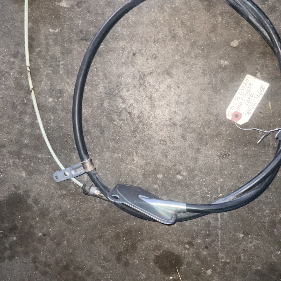 Línea de cable de freno de emergencia delantero automático Infiniti G35 G37 07-15 36402-JK600 Foto 4 de 4