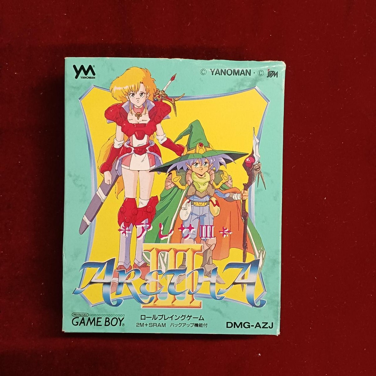 Kariostoro Reincarnation CD ジャパメタ メタル レア Aretha III Nintendo Game Boy 1992 DMG-AZJ Japanese RPG Version