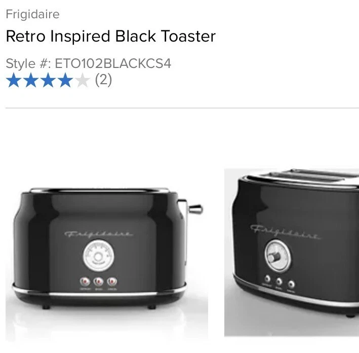 Frigidaire 2 Slice Retro Toaster Assorted Colors eBay