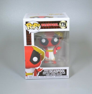 FUNKO POP    DEADPOOL   -779- ROMAN SENATOR DEADPOOL MARVEL BOBBLE-HEAD FIGUR