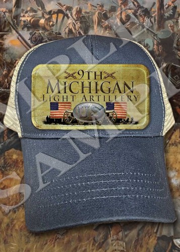 9th Michigan Light Artillery Civil War Themed Classic Trucker ballcap/hat