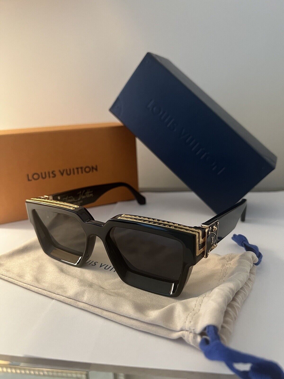 Louis Vuitton 1.1 Millionaires Sunglasses Black for Men