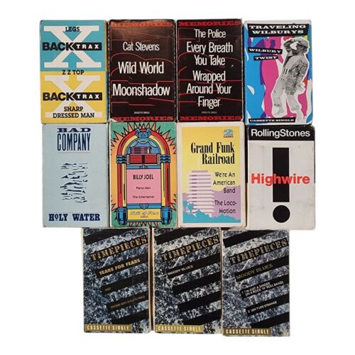 🎸 Hair Metal & Hard Rock Heroes – Cassette Single Lot - 80s/90s Vintage Rock