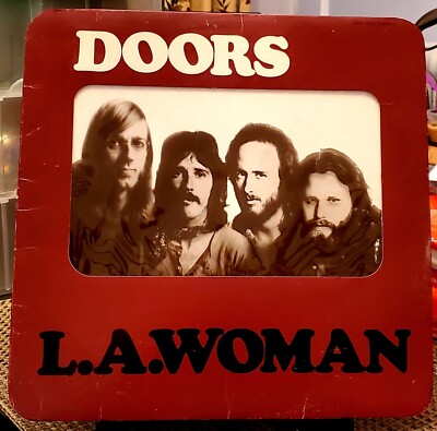 【US盤】ドアーズ Doors L.A. Woman LP EKS-75011 Doors ‎– L.A. Woman EKS-75011, cut-out window, 1st Terre