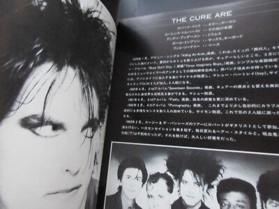Cure Top 1984 Japan Tour Book Program w Osaka Ticket , Poster