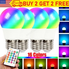 E27 RGB LED Light Bulb 16 Color Changing Magic RGBW Lamp Remote Control Colorful