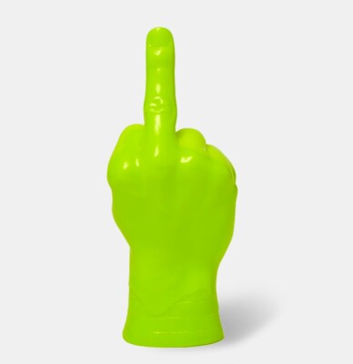 Haroshi × HUF Middle Finger Neon Yellow Colorway Edition ?35 Brand
