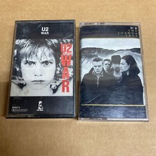U2 War The Joshua Tree Cassette Audio Tape Lot 1980s