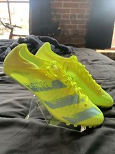 NEW Adidas Sprintstar Track  Field Spikes  Solar Yellow  FW2237 Men  s Size 10