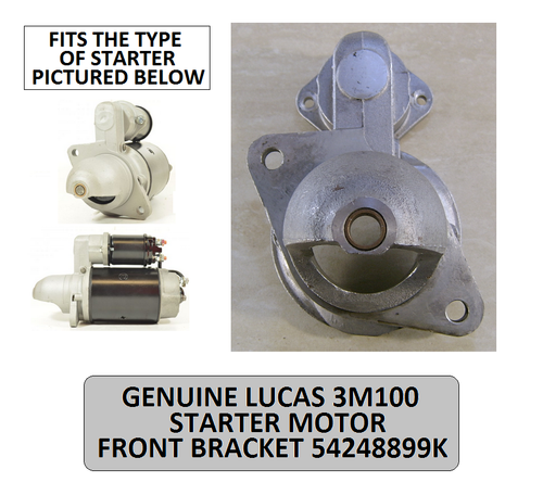 GENUINE LUCAS 3M100 PRE ENGAGED STARTER MOTOR DRIVE END BRACKET 54268494 - Picture 2 of 11
