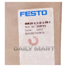 New In Box FESTO MN1H-5/2-D-3-FR-C 159711 Pneumatic Solenoid Valve