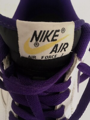 Vintage Nike Air Force 1 Low White Violet Size US 11 RARE  display picture 1