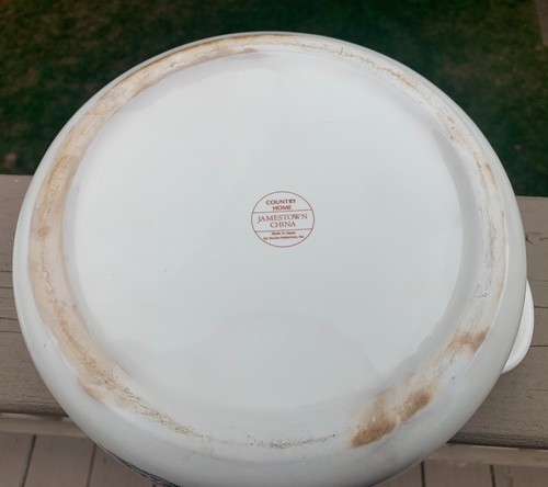 🐮Vintage Farmhouse Country Home Jamestown China Casserole Pot Japan Cow Chicken - Picture 7 of 9