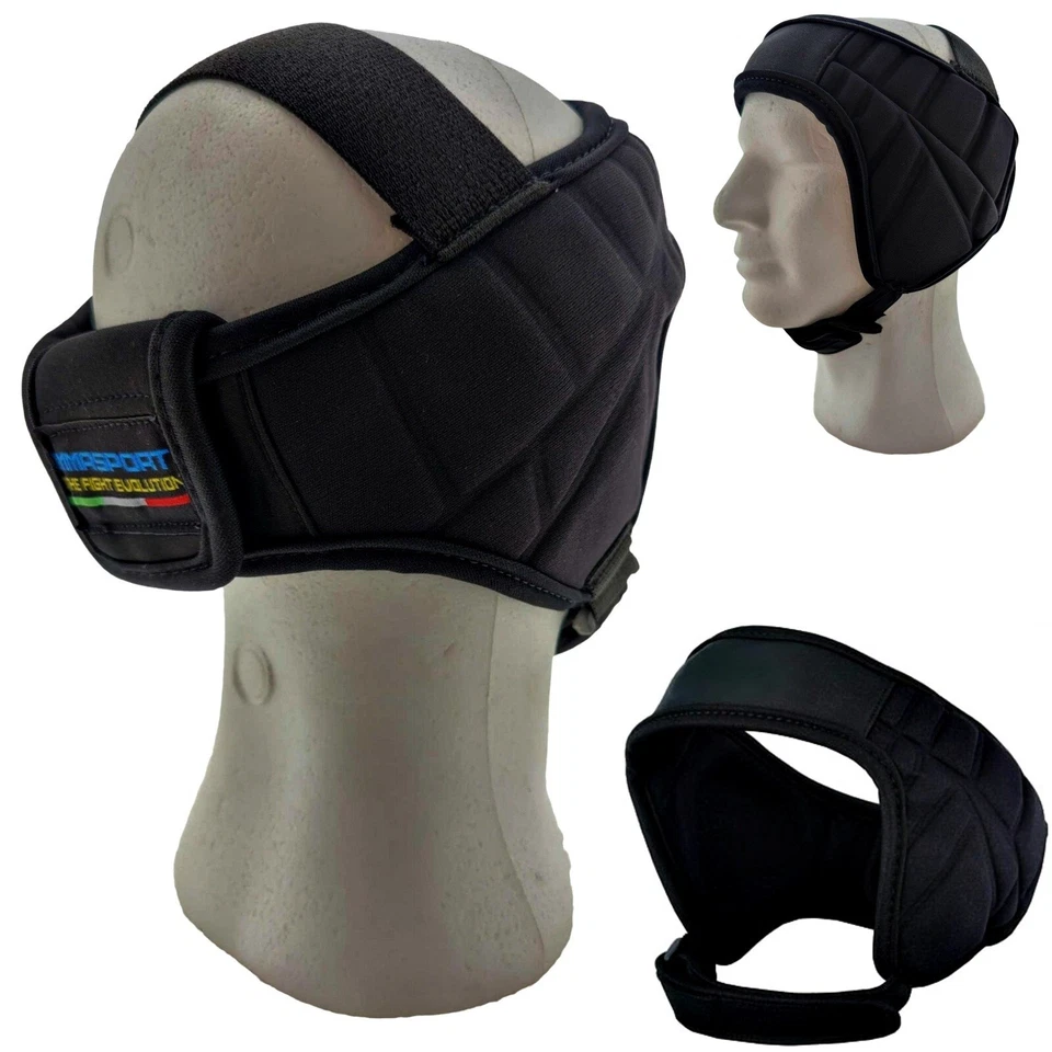 paraorecchie bjj lotta mma rugby arti marziali wrestling ear guard neoprene - Immagine 2 di 3