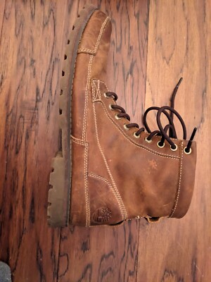 Timberland TB010073 6 inch Boot for Men, Size 11.5 - Wheat Nubuck